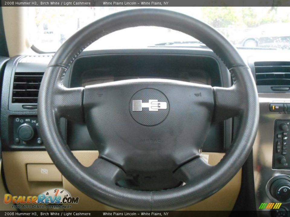 2008 Hummer H3 Birch White / Light Cashmere Photo #17