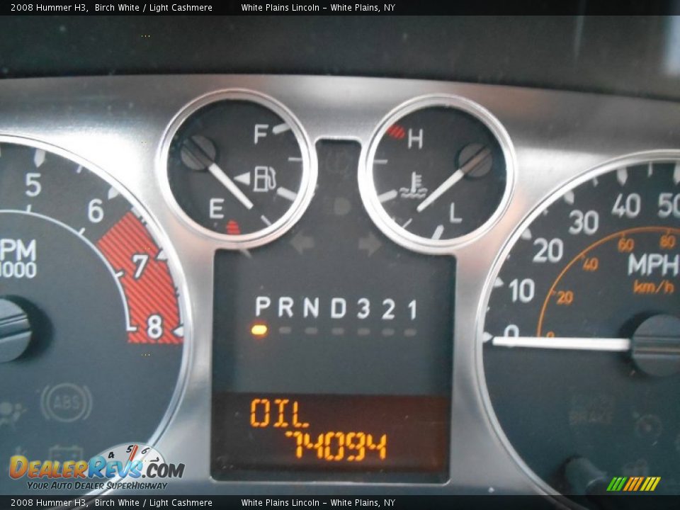 2008 Hummer H3 Birch White / Light Cashmere Photo #18