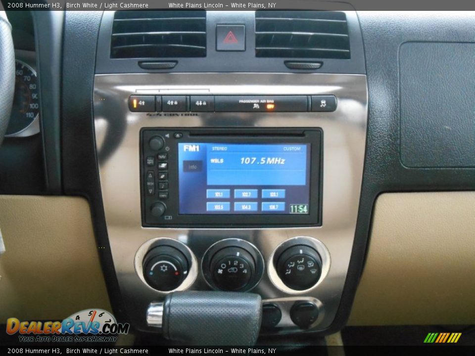 2008 Hummer H3 Birch White / Light Cashmere Photo #19