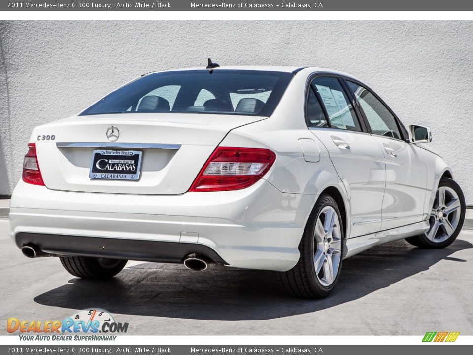 2011 Mercedes-Benz C 300 Luxury Arctic White / Black Photo #10