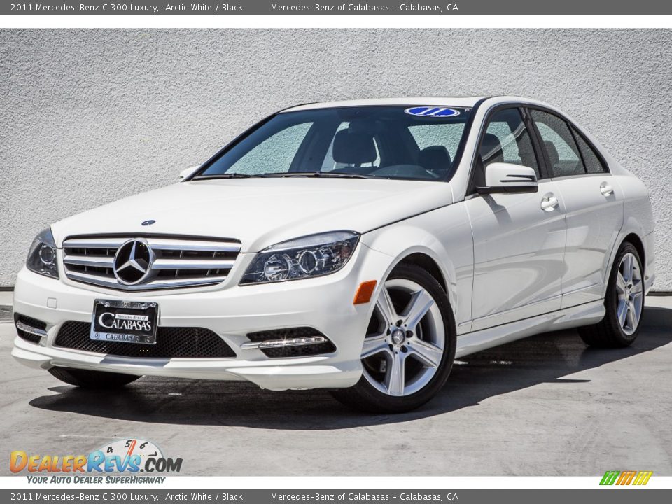 2011 Mercedes-Benz C 300 Luxury Arctic White / Black Photo #13