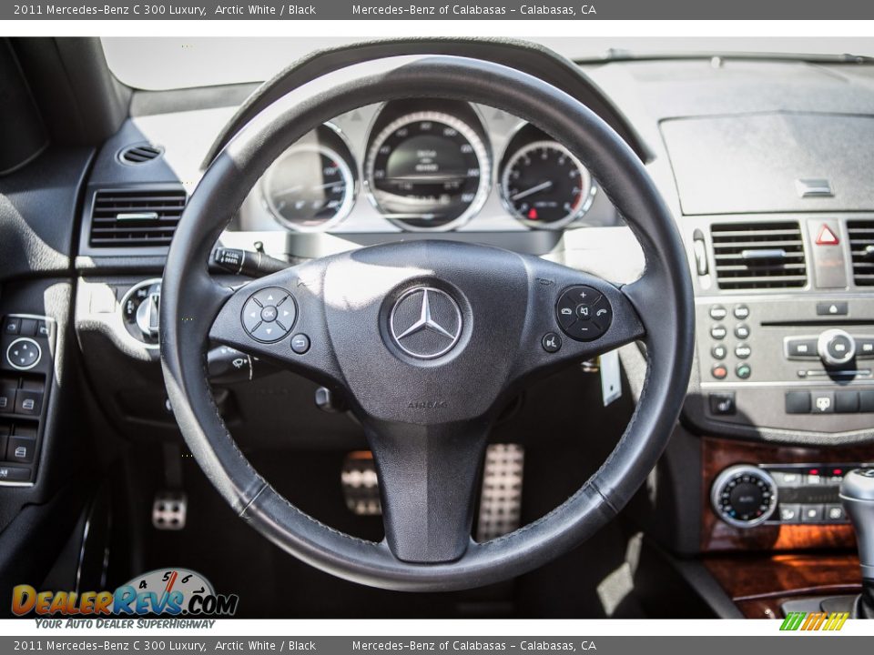 2011 Mercedes-Benz C 300 Luxury Arctic White / Black Photo #15