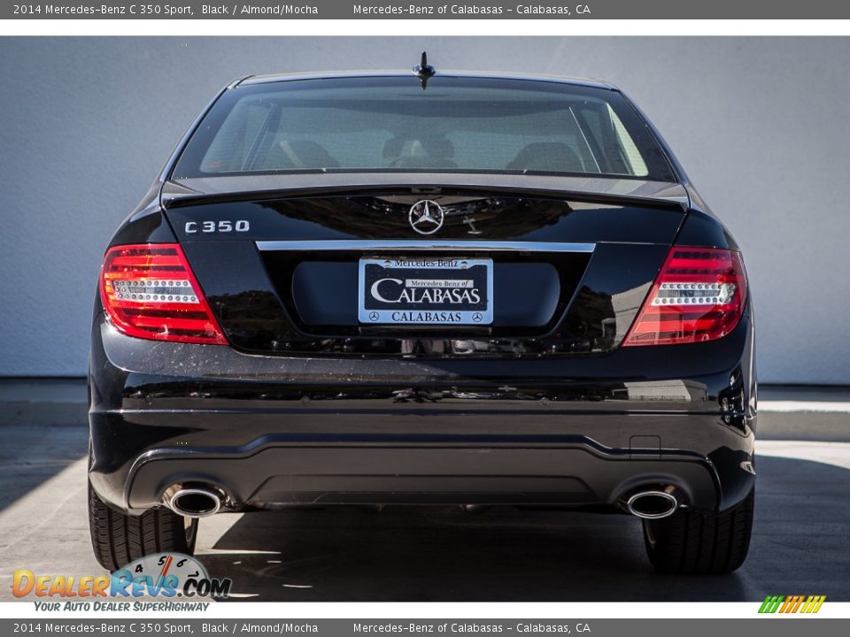 2014 Mercedes-Benz C 350 Sport Black / Almond/Mocha Photo #3