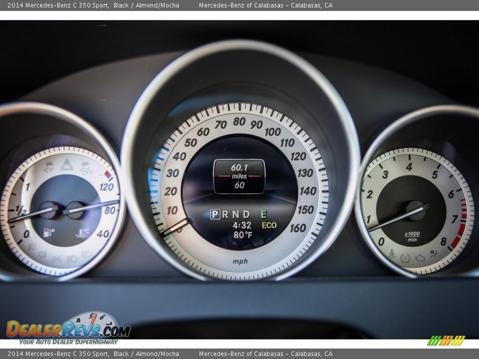 2014 Mercedes-Benz C 350 Sport Black / Almond/Mocha Photo #6