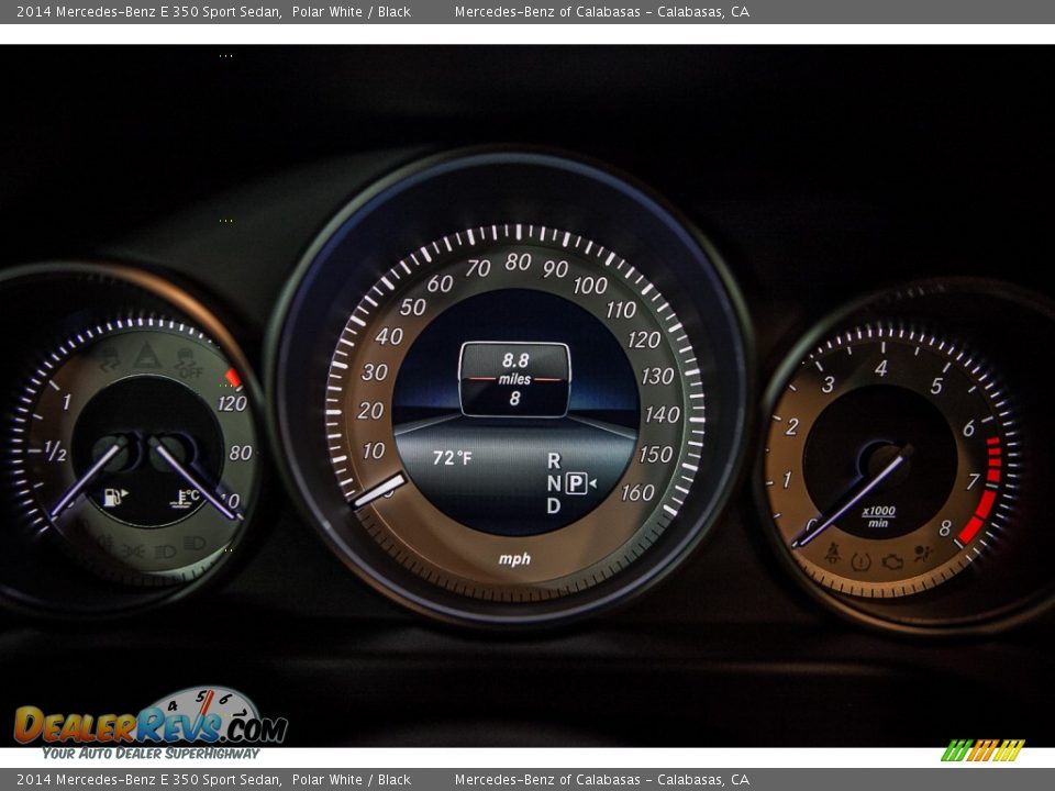 2014 Mercedes-Benz E 350 Sport Sedan Polar White / Black Photo #6
