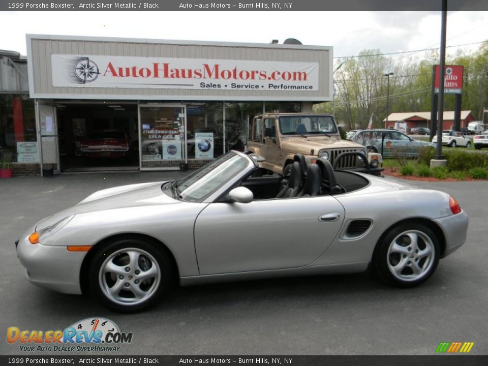 1999 Porsche Boxster Arctic Silver Metallic / Black Photo #1