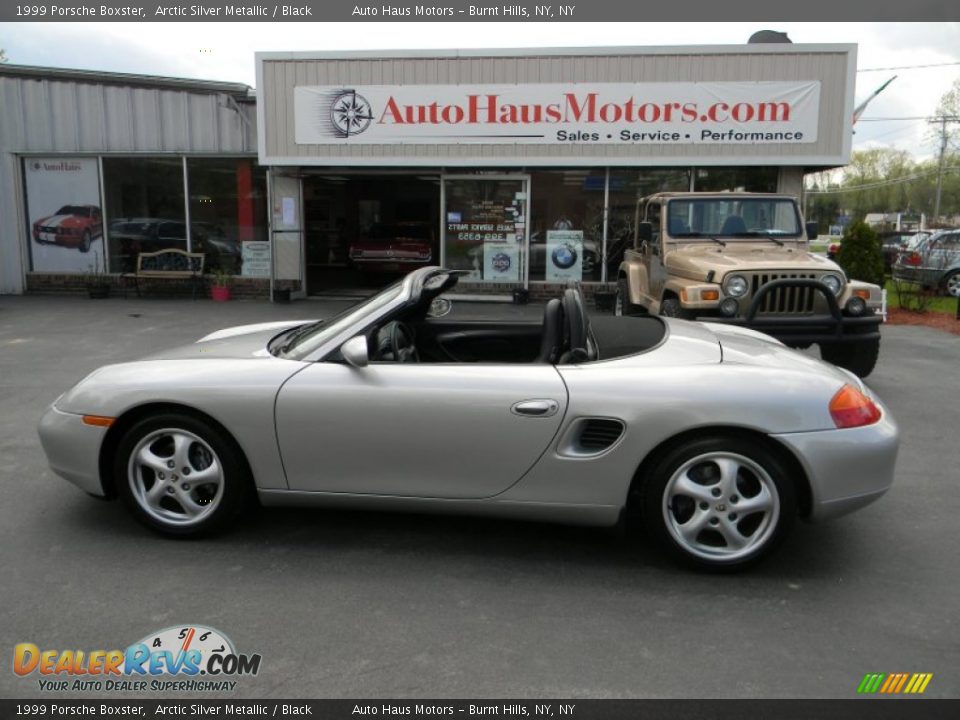 1999 Porsche Boxster Arctic Silver Metallic / Black Photo #2