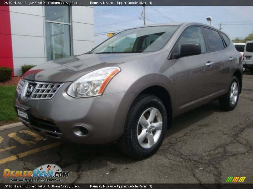 2010 Nissan Rogue S AWD Gotham Gray / Black Photo #1