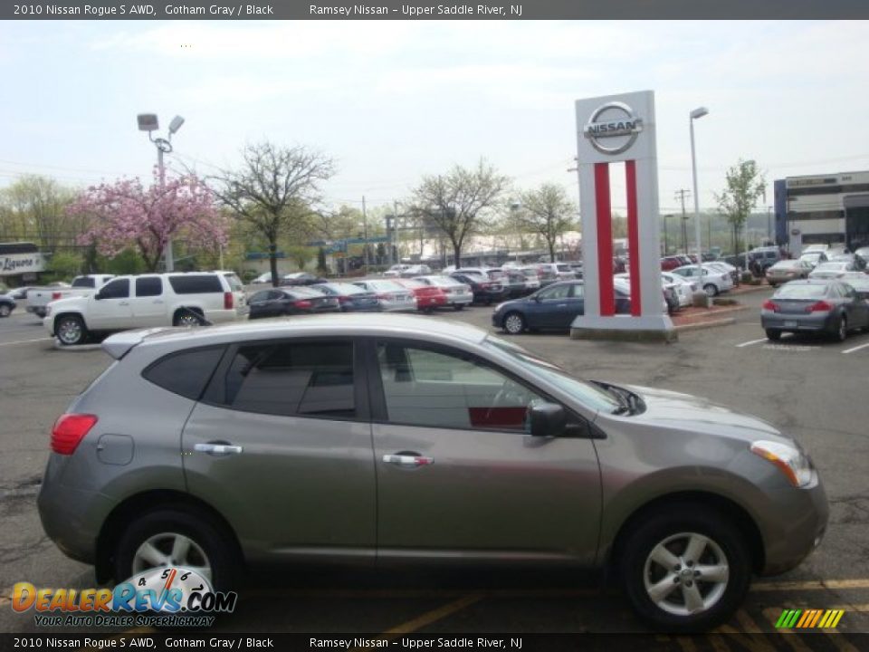 2010 Nissan Rogue S AWD Gotham Gray / Black Photo #4