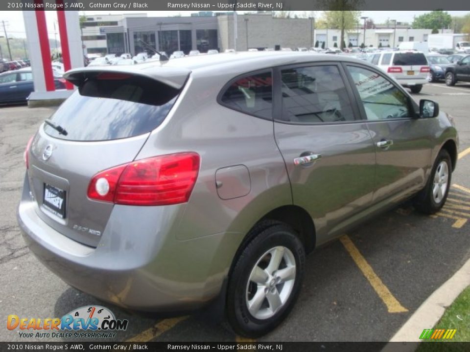 2010 Nissan Rogue S AWD Gotham Gray / Black Photo #5