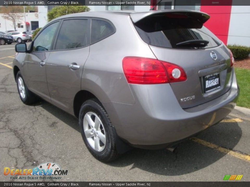 2010 Nissan Rogue S AWD Gotham Gray / Black Photo #7