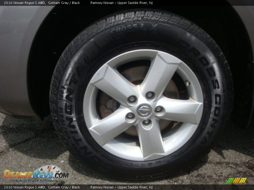 2010 Nissan Rogue S AWD Gotham Gray / Black Photo #9