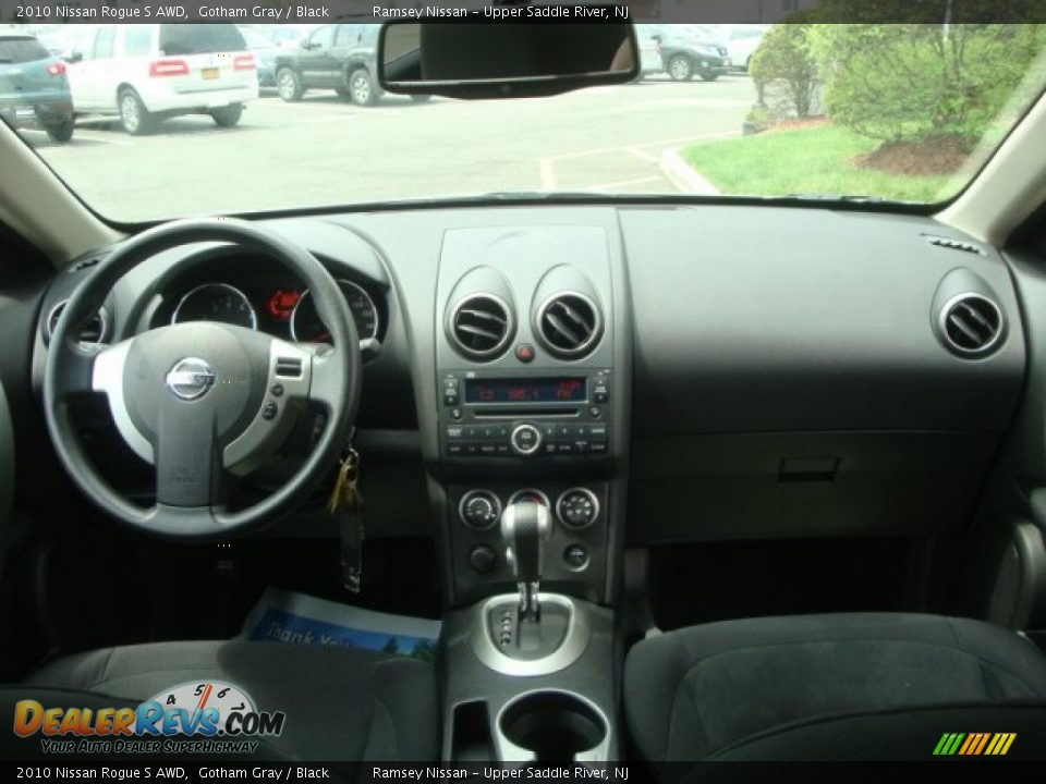 2010 Nissan Rogue S AWD Gotham Gray / Black Photo #13