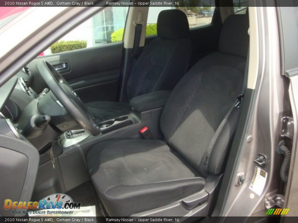 2010 Nissan Rogue S AWD Gotham Gray / Black Photo #14