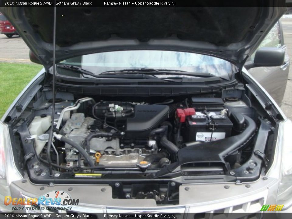 2010 Nissan Rogue S AWD Gotham Gray / Black Photo #24
