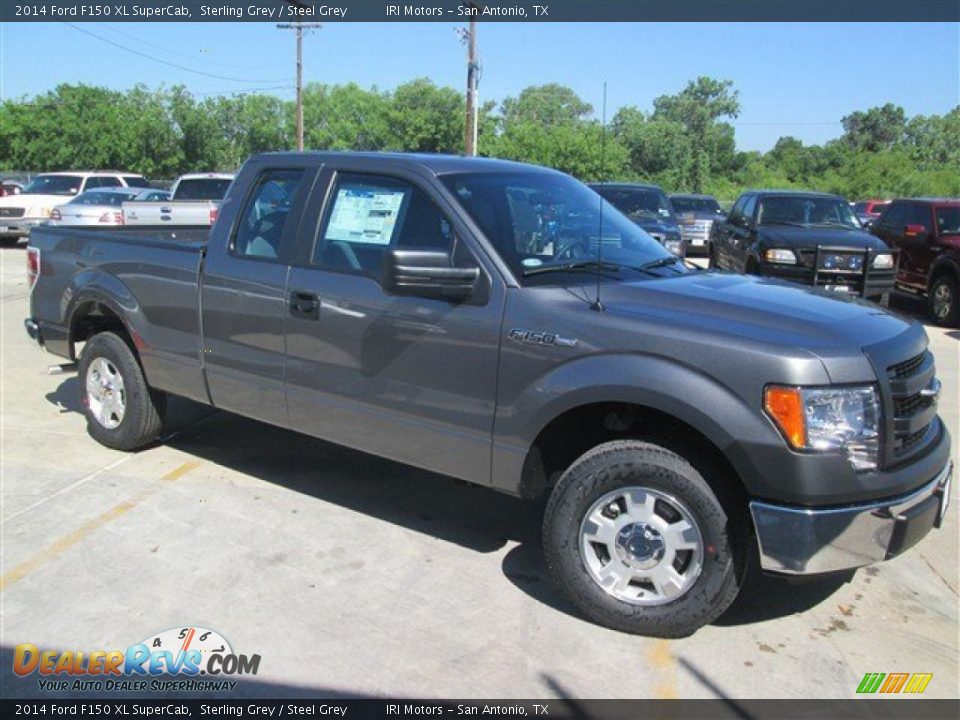 2014 Ford F150 XL SuperCab Sterling Grey / Steel Grey Photo #8