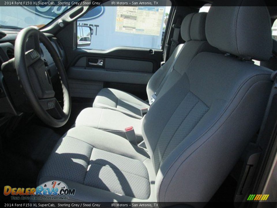 2014 Ford F150 XL SuperCab Sterling Grey / Steel Grey Photo #9