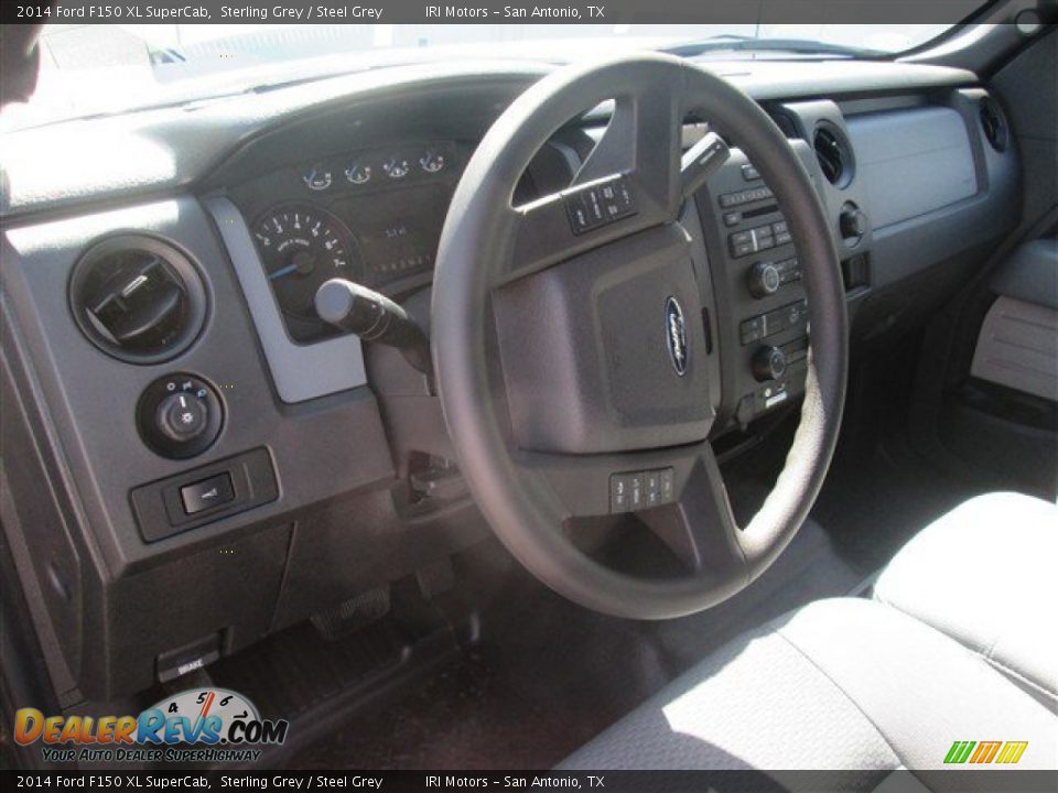 2014 Ford F150 XL SuperCab Sterling Grey / Steel Grey Photo #10