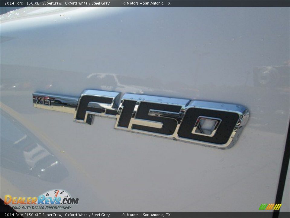2014 Ford F150 XLT SuperCrew Oxford White / Steel Grey Photo #9