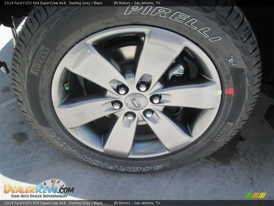 2014 Ford F150 FX4 SuperCrew 4x4 Sterling Grey / Black Photo #4