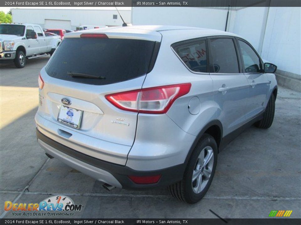 2014 Ford Escape SE 1.6L EcoBoost Ingot Silver / Charcoal Black Photo #4