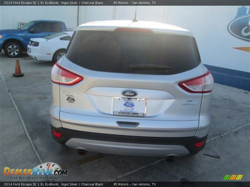2014 Ford Escape SE 1.6L EcoBoost Ingot Silver / Charcoal Black Photo #5