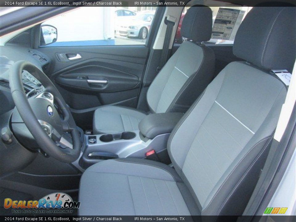 2014 Ford Escape SE 1.6L EcoBoost Ingot Silver / Charcoal Black Photo #7