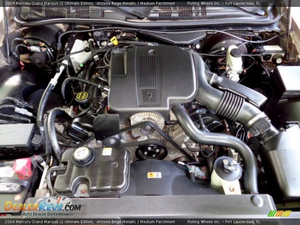 2004 Mercury Grand Marquis LS Ultimate Edition 4.6 Liter SOHC 16 Valve V8 Engine Photo #14