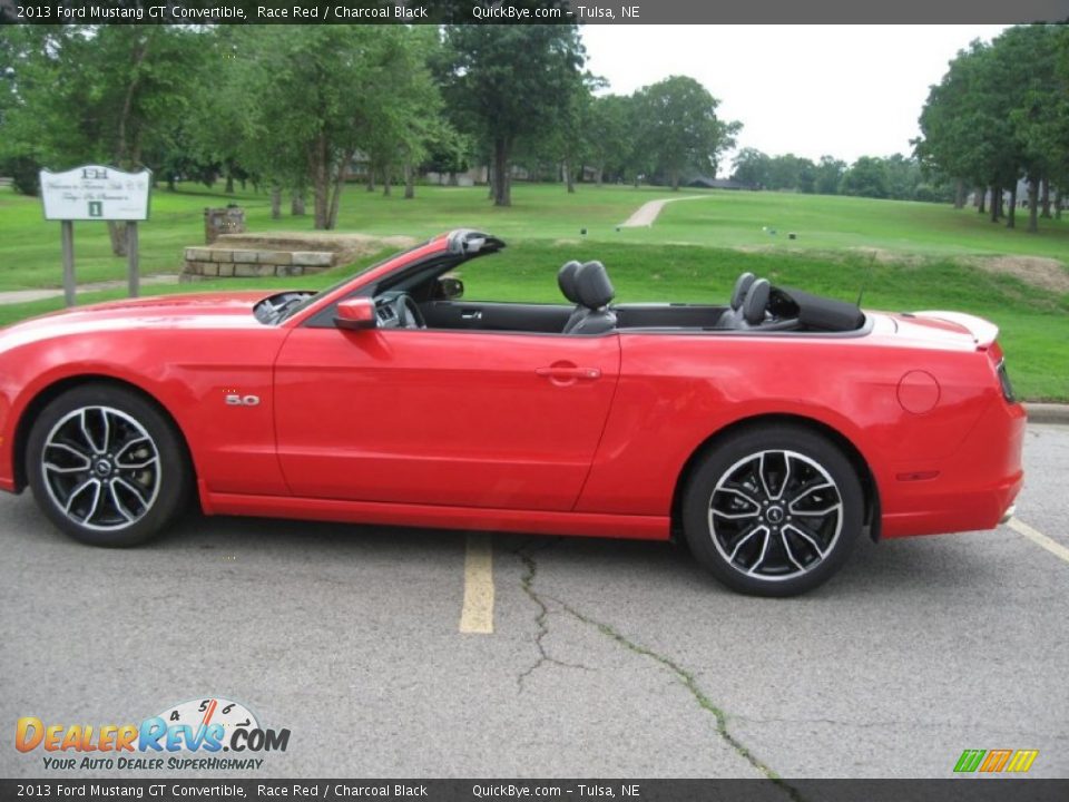 2013 Ford Mustang GT Convertible Race Red / Charcoal Black Photo #1