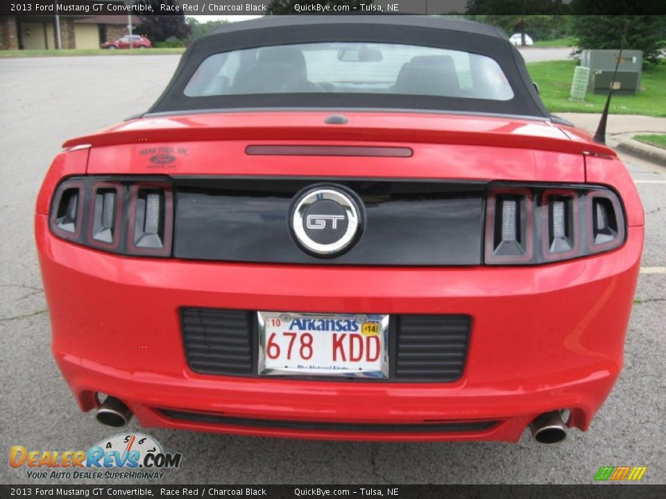 2013 Ford Mustang GT Convertible Race Red / Charcoal Black Photo #6