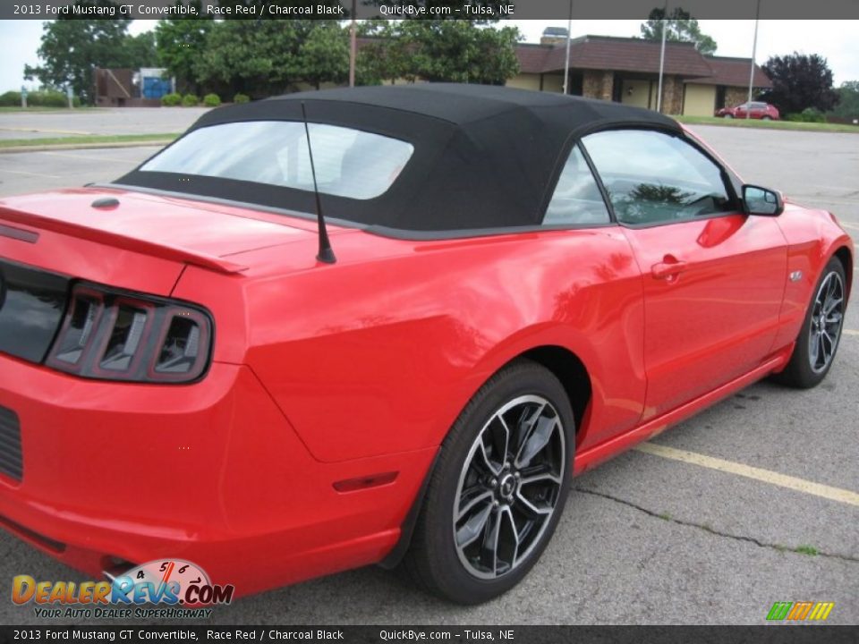 2013 Ford Mustang GT Convertible Race Red / Charcoal Black Photo #7