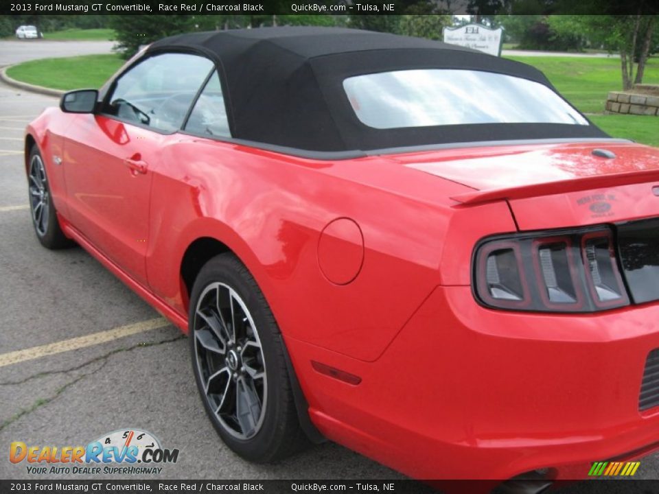 2013 Ford Mustang GT Convertible Race Red / Charcoal Black Photo #8