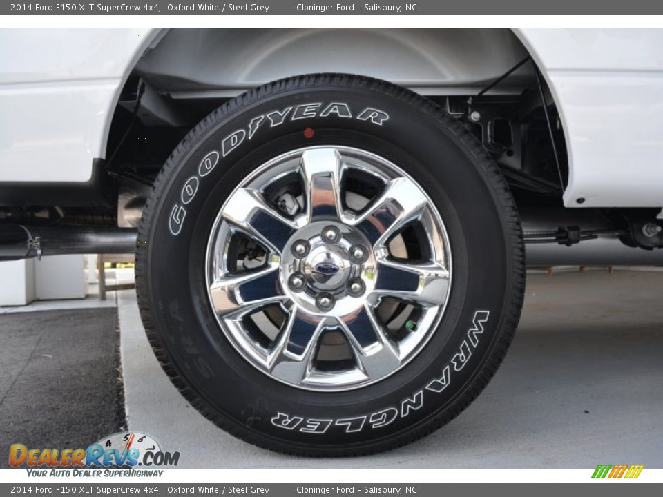 2014 Ford F150 XLT SuperCrew 4x4 Oxford White / Steel Grey Photo #11