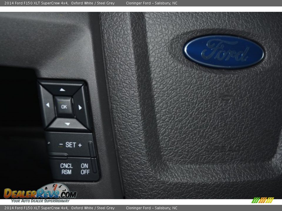 2014 Ford F150 XLT SuperCrew 4x4 Oxford White / Steel Grey Photo #15
