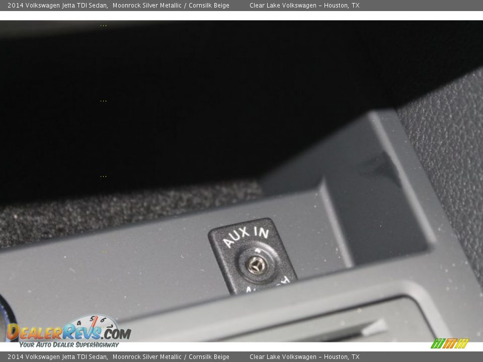 2014 Volkswagen Jetta TDI Sedan Moonrock Silver Metallic / Cornsilk Beige Photo #16