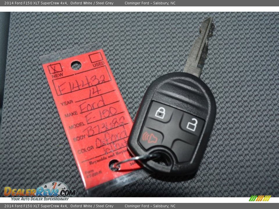 2014 Ford F150 XLT SuperCrew 4x4 Oxford White / Steel Grey Photo #21