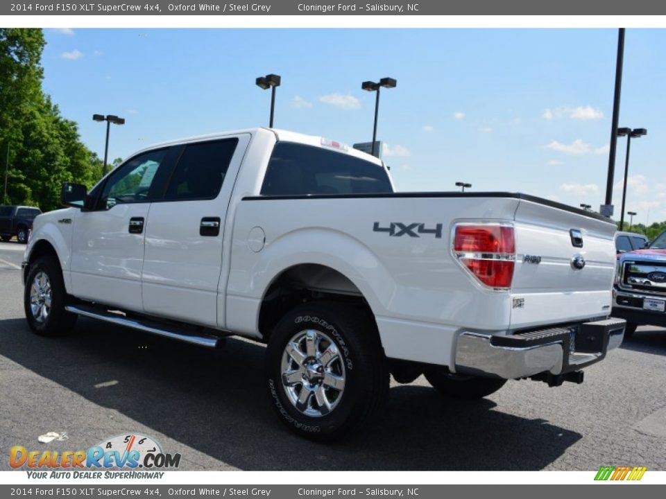 2014 Ford F150 XLT SuperCrew 4x4 Oxford White / Steel Grey Photo #22