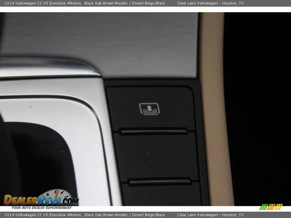 2014 Volkswagen CC V6 Executive 4Motion Black Oak Brown Metallic / Desert Beige/Black Photo #19