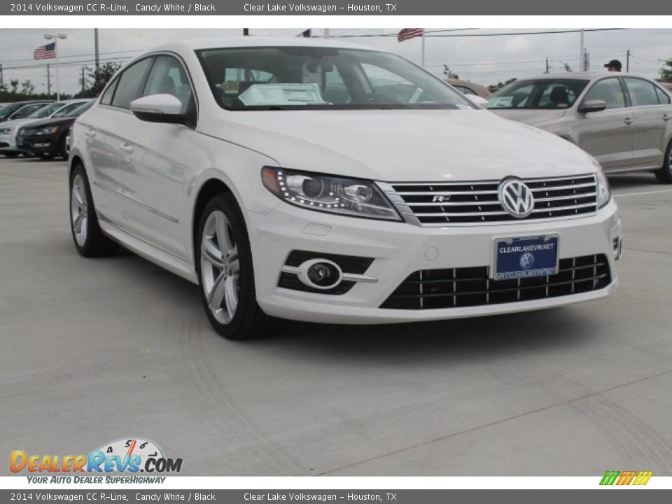 2014 Volkswagen CC R-Line Candy White / Black Photo #1