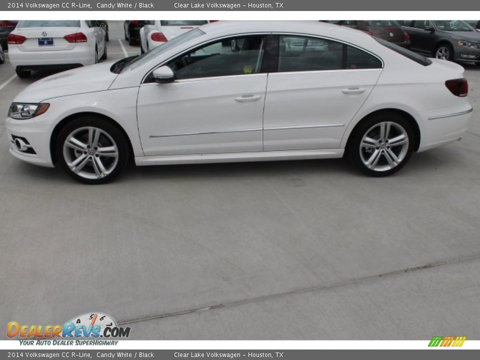 2014 Volkswagen CC R-Line Candy White / Black Photo #4