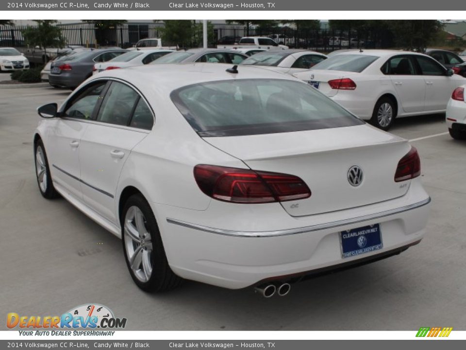 2014 Volkswagen CC R-Line Candy White / Black Photo #6