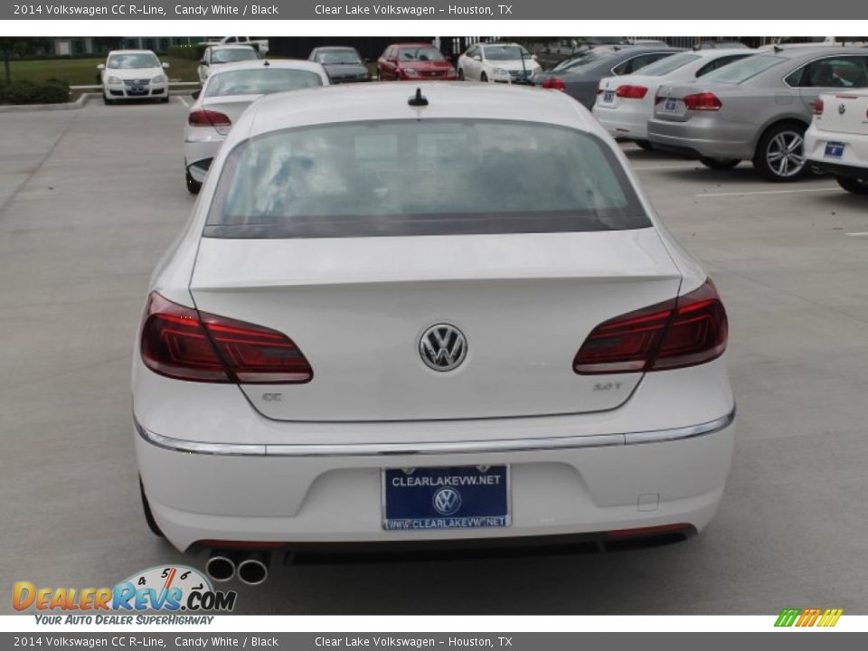 2014 Volkswagen CC R-Line Candy White / Black Photo #7