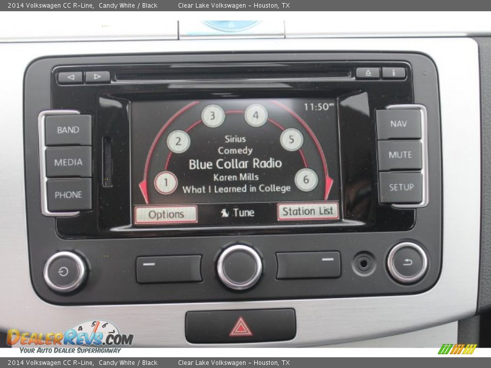 2014 Volkswagen CC R-Line Candy White / Black Photo #14