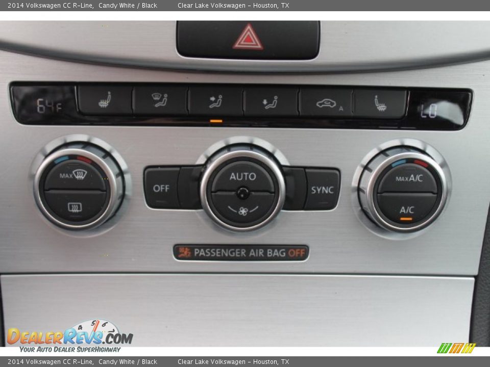 2014 Volkswagen CC R-Line Candy White / Black Photo #18
