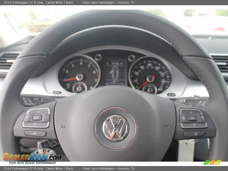 2014 Volkswagen CC R-Line Candy White / Black Photo #21