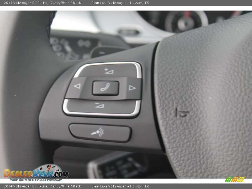 2014 Volkswagen CC R-Line Candy White / Black Photo #22