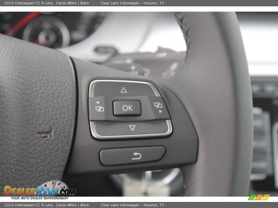 2014 Volkswagen CC R-Line Candy White / Black Photo #23