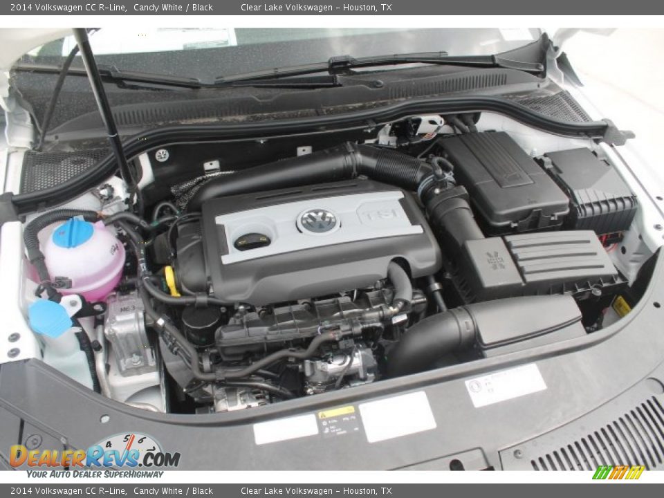 2014 Volkswagen CC R-Line Candy White / Black Photo #32