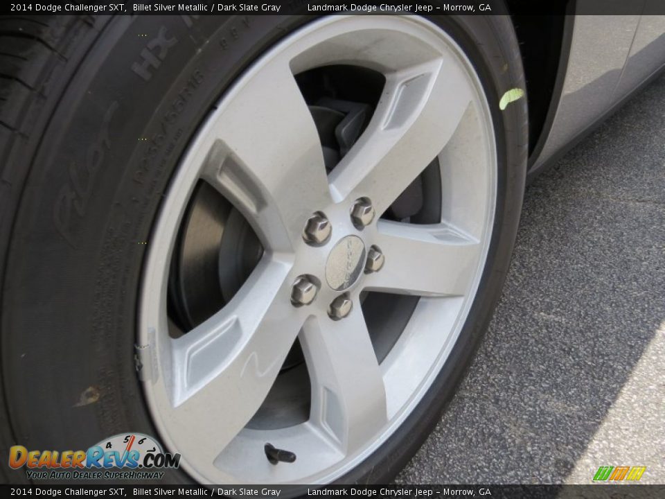 2014 Dodge Challenger SXT Billet Silver Metallic / Dark Slate Gray Photo #5