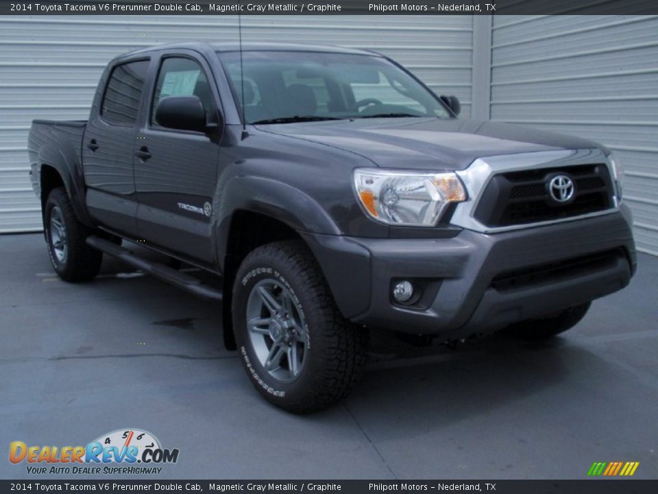 2014 Toyota Tacoma V6 Prerunner Double Cab Magnetic Gray Metallic / Graphite Photo #2